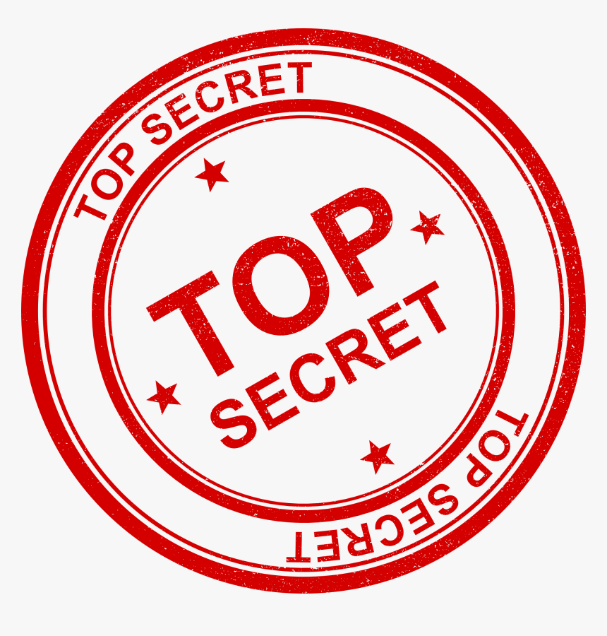 4 Top Secret Stamp Vector - Läckerli Huus