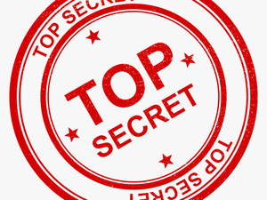 4 Top Secret Stamp Vector - Läckerli Huus
