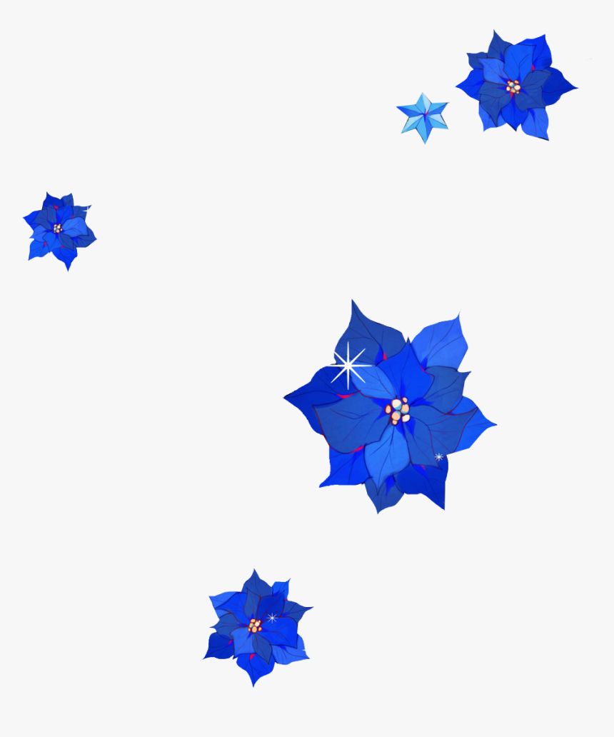 Png Flores Azules Render