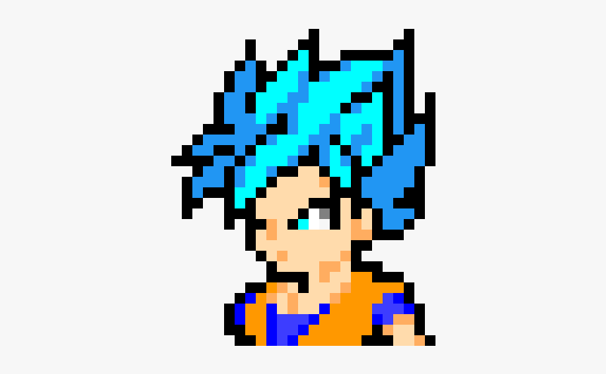 Goku Super Saiyan Blue Pixel