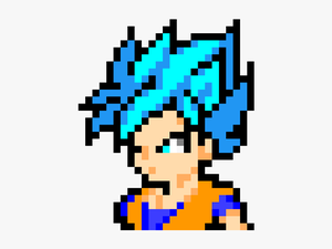Goku Super Saiyan Blue Pixel