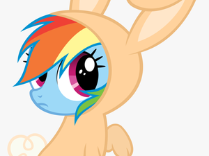 Rainbow Bunny By Moongazeponies - My Little Pony Bunny