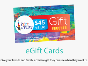 Paint Party Gift Card