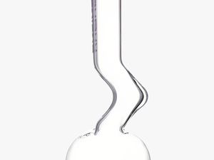 Collectables 30cm Black Base Clear Glass Hookah Bong - Still Life Photography