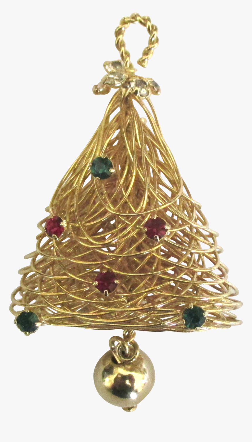 Transparent Gold Christmas Tree 