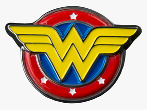 Logo Colour Enamel Lapel Pin - Wonder Woman Logo Lapel Pin