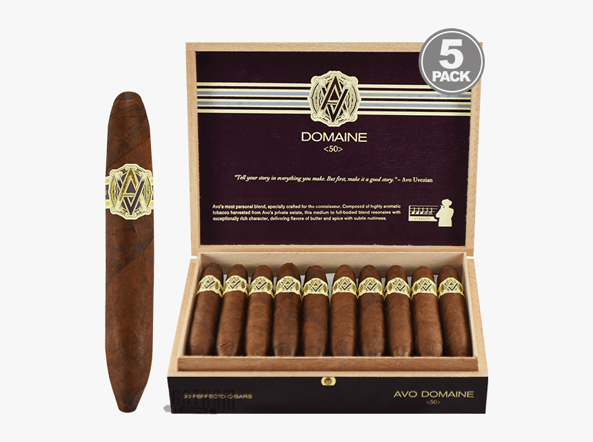 Transparent Cuban Cigar Png - Avo Domaine 50