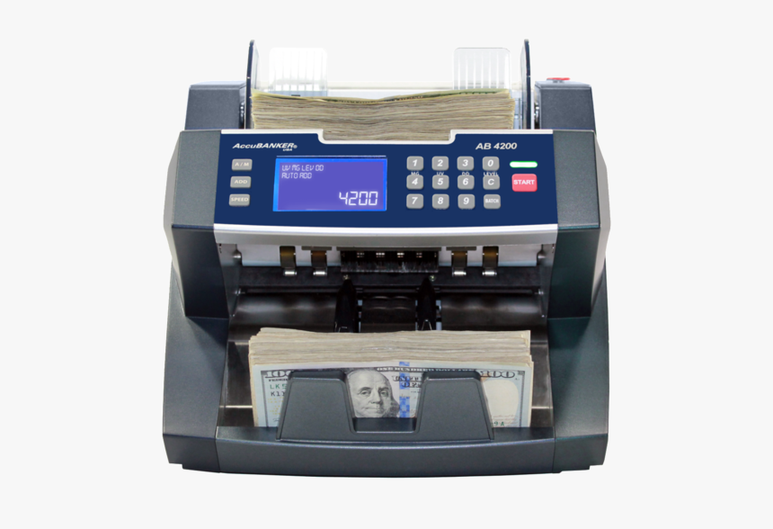 Accubanker Bank Grade Currency Counter With Counterfeit - Accubanker Ab4200
