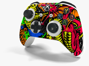 Xbox One S Controller Wizard Camo Decal Kit 