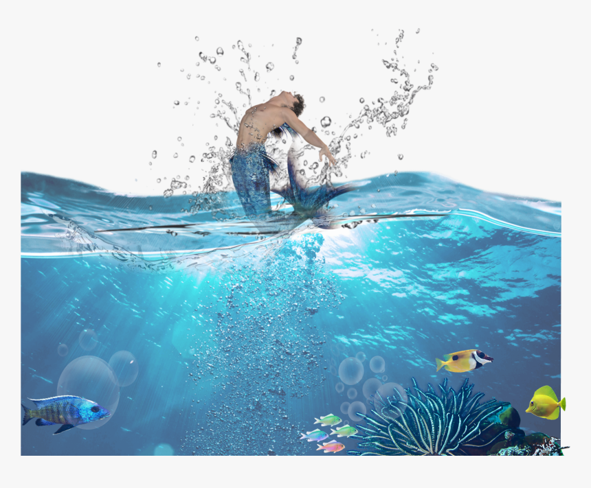 Transparent Wakeboarding Clipart - Underwater
