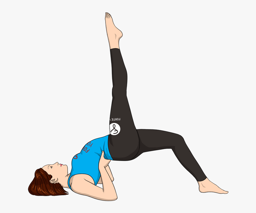 Hatha Yoga Sarvangasana Bridge - 1 Person Yoga Positions