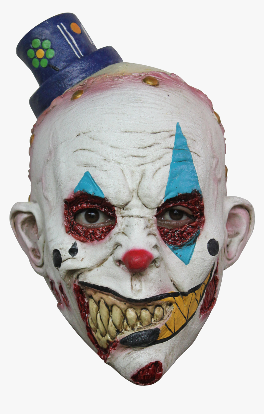 25410 - Scary Clown Mask With Hat