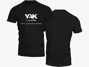 Black T Shirt 3png - Sample Shirt Black Front Back