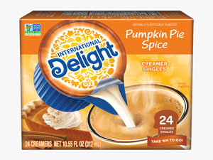 Pumpkin Pie Spice Coffee Creamer Singles - International Delight Creamer Singles