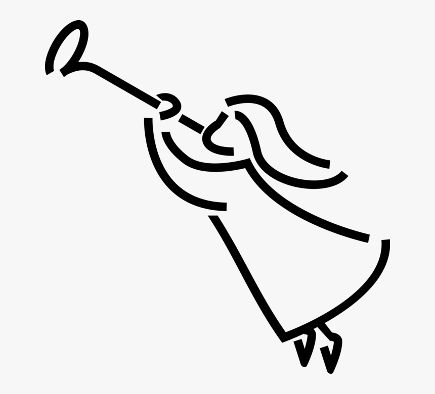 Vector Illustration Of Spiritual Angel Blowing Trumpet - Anjo Com Com Corneta