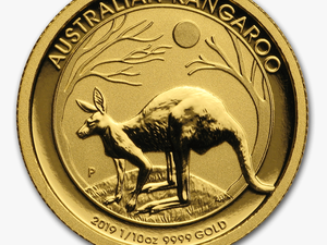 1/10th Oz Australian Kangaroo Gold Coin Reverse - Australian Kangaroo 1 4 Oz 2019