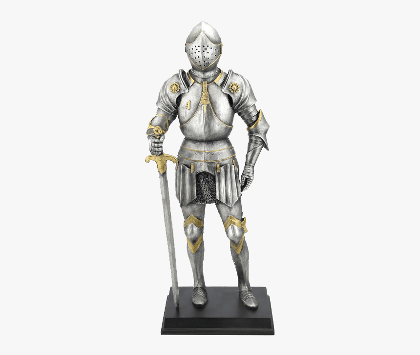 Medieval Armor Holding A Sword Statue - Italian Knight Armor