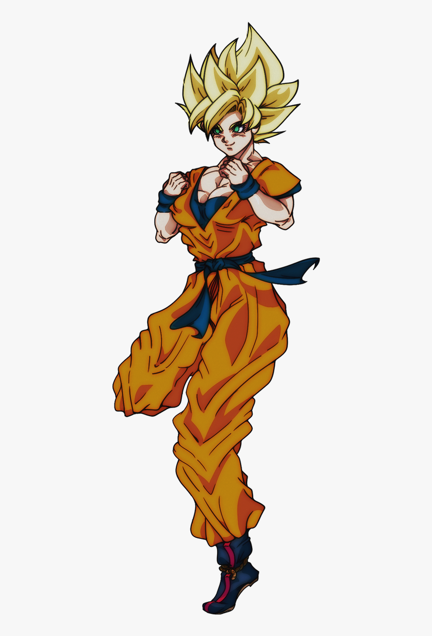 Female Super Saiyan Goku By Nuggetsmcfly On Deviantart - Female Super Saiyan Goku