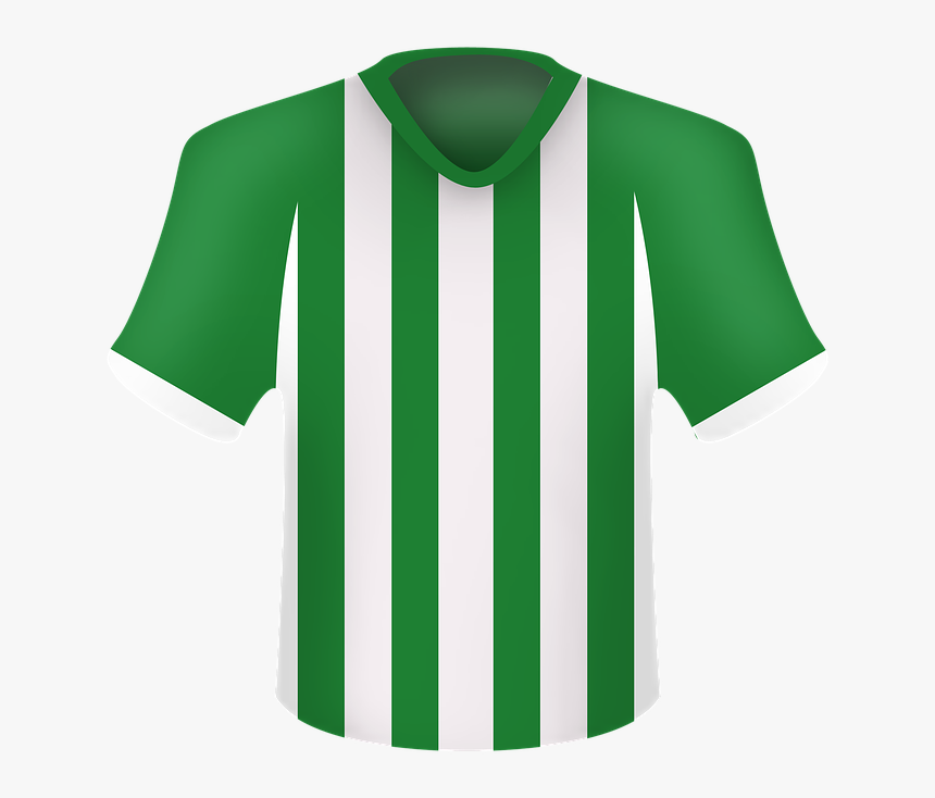 Transparent Football Jersey Png - Png Green Football Jersey