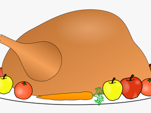 Cornucopia Thanksgiving Feast Transparent Clipart Free - Turkey Dinner Clip Art