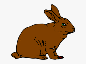 Brown Rabbit Clipart - Khargosh Black And White