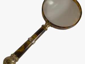 Grandest Antique English Magnifying Glass - Rear-view Mirror