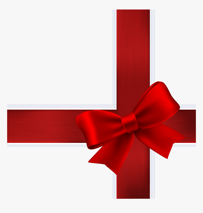Deco Red Bow Transparent Png Cli