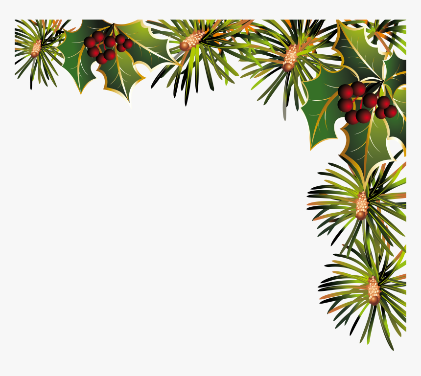 Guirlande Verticale Noel Png - Transparent Christmas Wreath Png