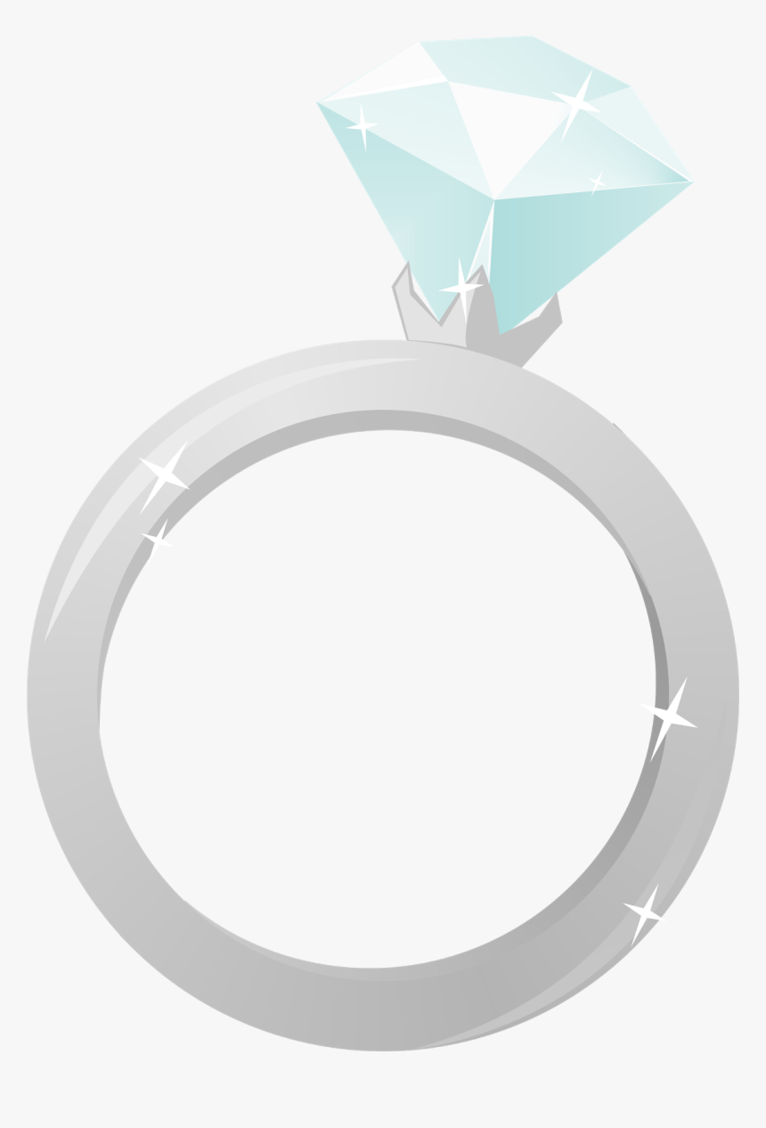 Wedding Rings And Engagement Rings Clipart - Anillo De Compromiso Caricatura Png