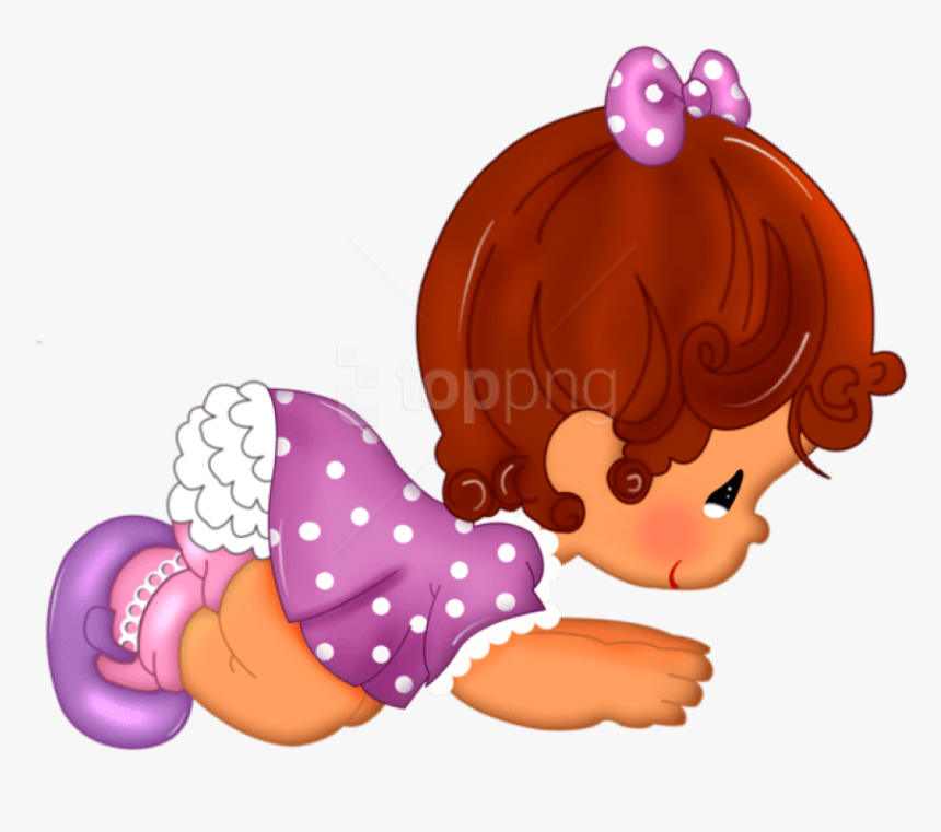 Free Png Download Baby Girl Cartoon Free Clipart Png - Baby Girl Clipart