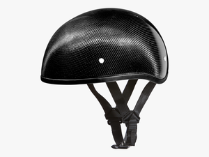 Daytona Helmets Motorcycle Half Helmet Skull Cap- Carbon - Carbon Fiber Half Helmet