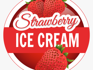 Strawberry Ice Cream - Ice Cream Imagen Png
