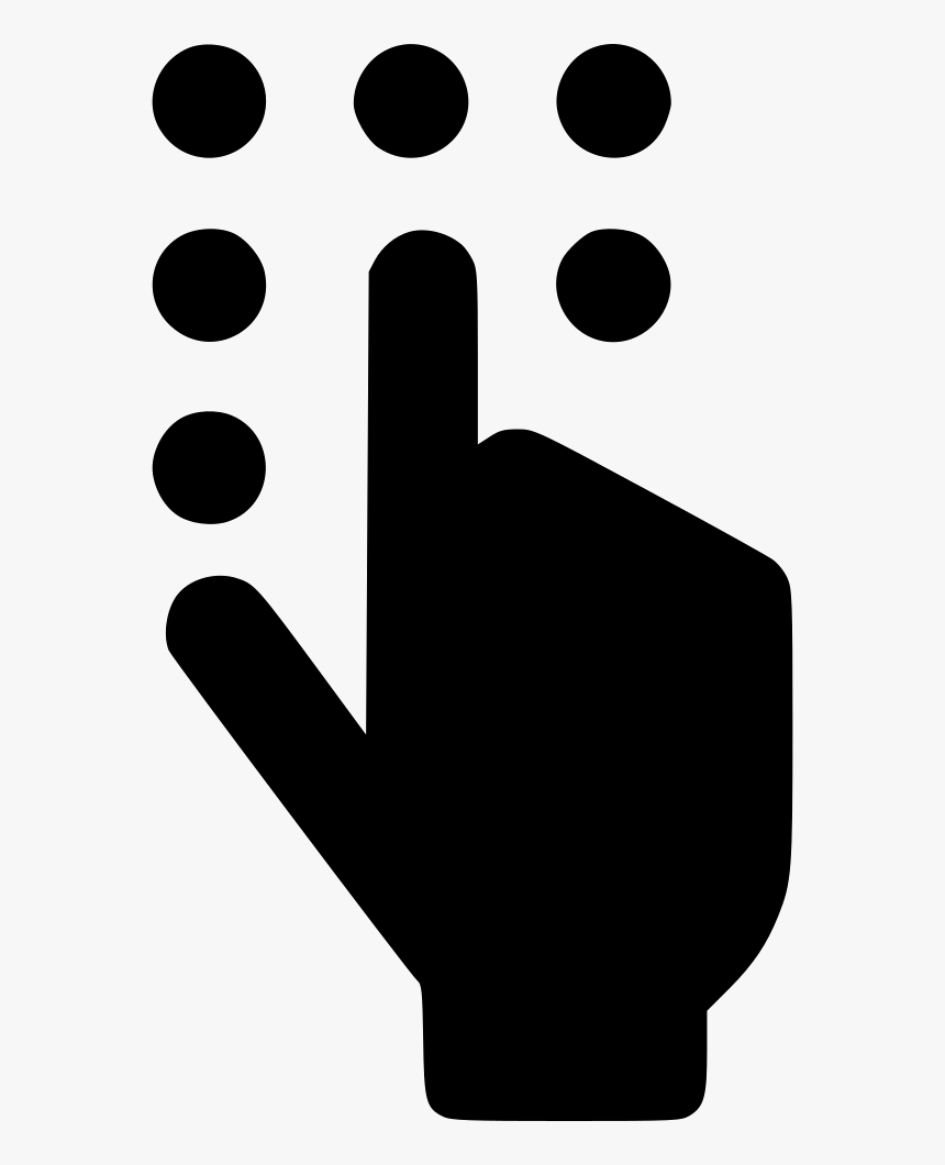 Keypad Hand Touch - Keypad Icon Png