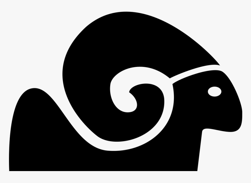Capricorn Symbol With Big Horn -