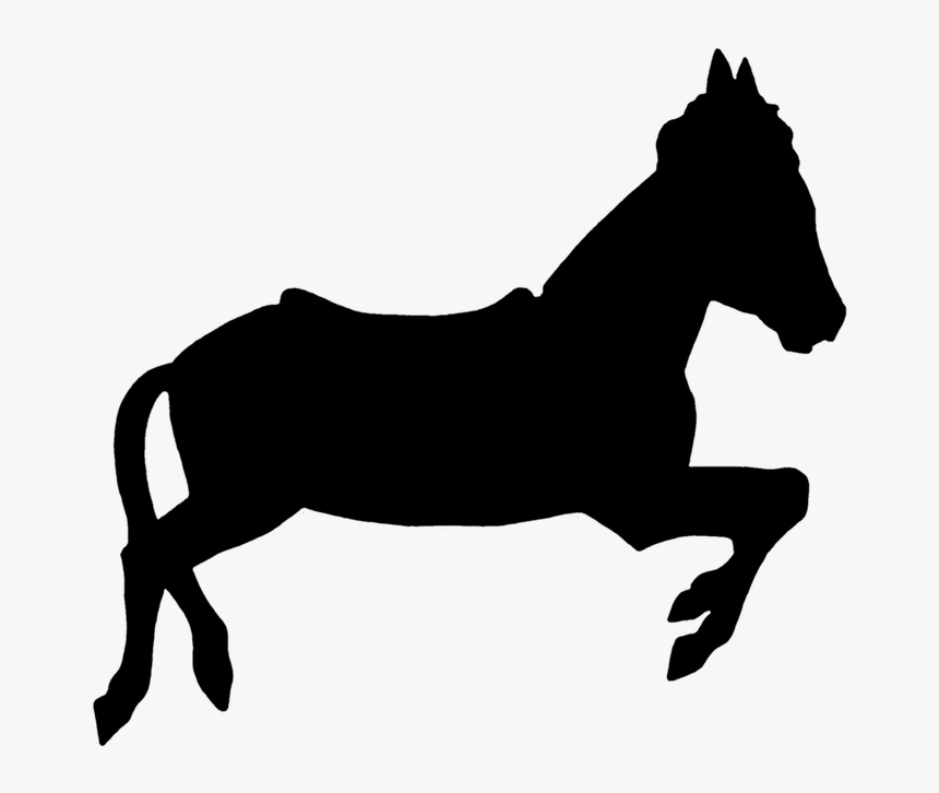 Horse Silhouette Mule Carousel -