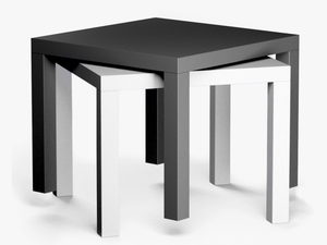 Lack Side Table Black And White3d View 
 Class Mw 100 - Ikea Lack Black And White