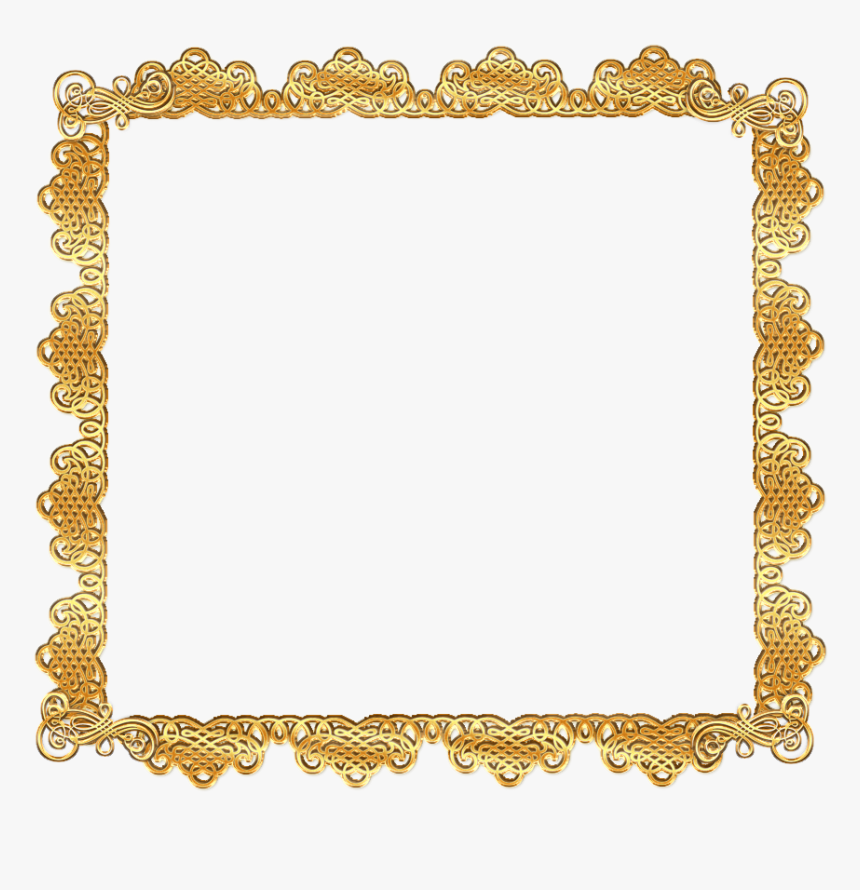 Scroll Clipart Golden - Picture Frame