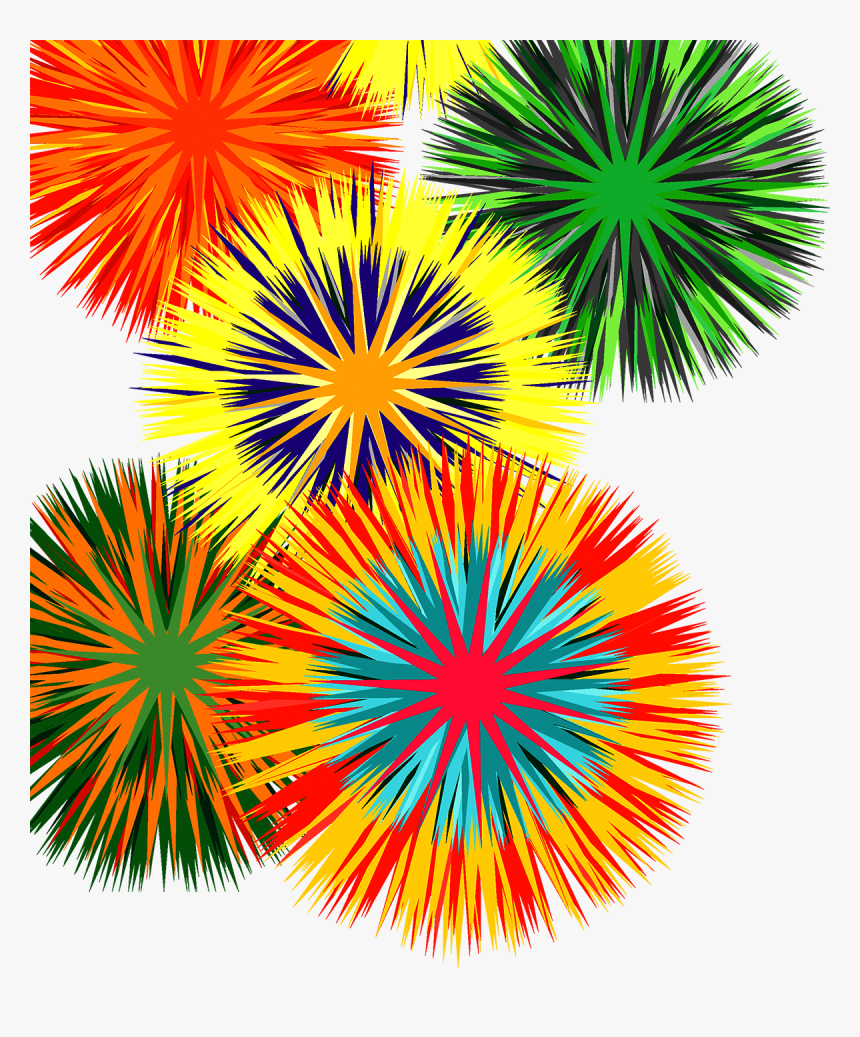 Clip Art Collection Of Free Firework - Painting