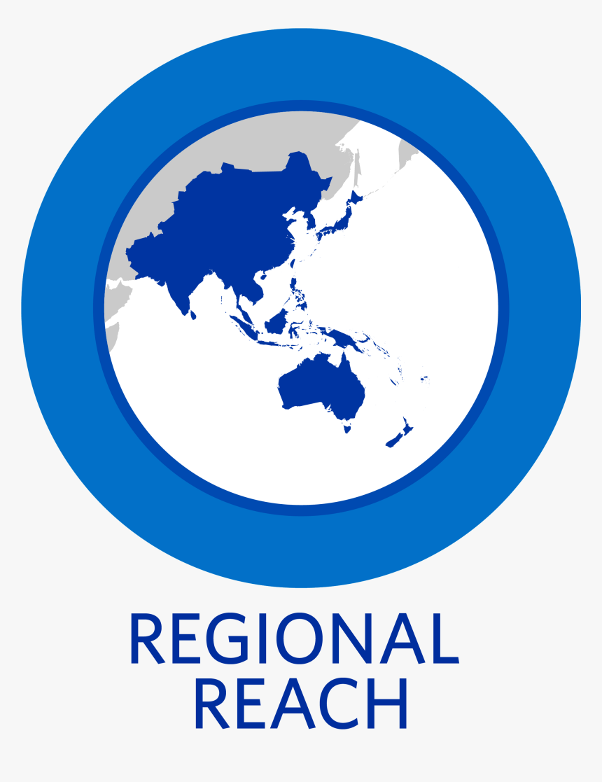 Regional Reach Across The Asia Pacific - Asia Pacific Map Vector Png