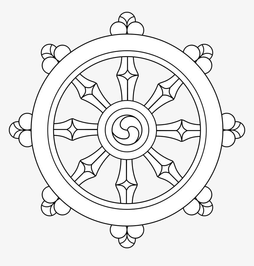 Wheel Of Dharma Clipart - Wheel 