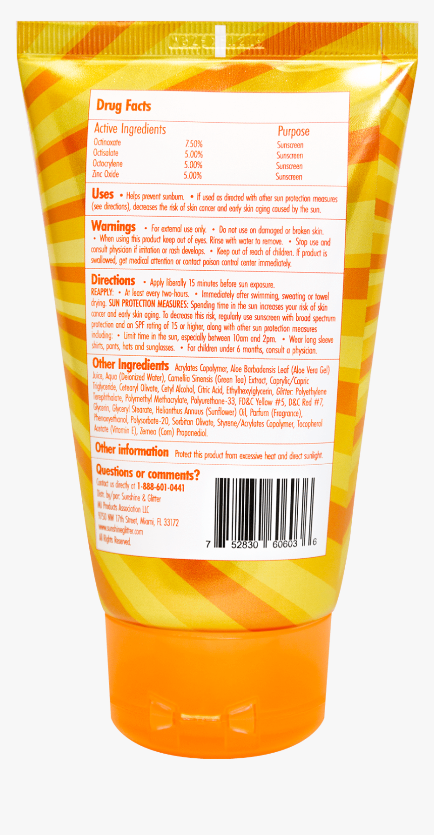 Transparent Sea Star Png - Nutrition Facts Label