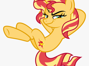 Grin Clipart Welcome - Sunset Shimmer Evil Pony