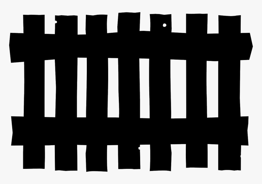 Fence Silhouette Clipart