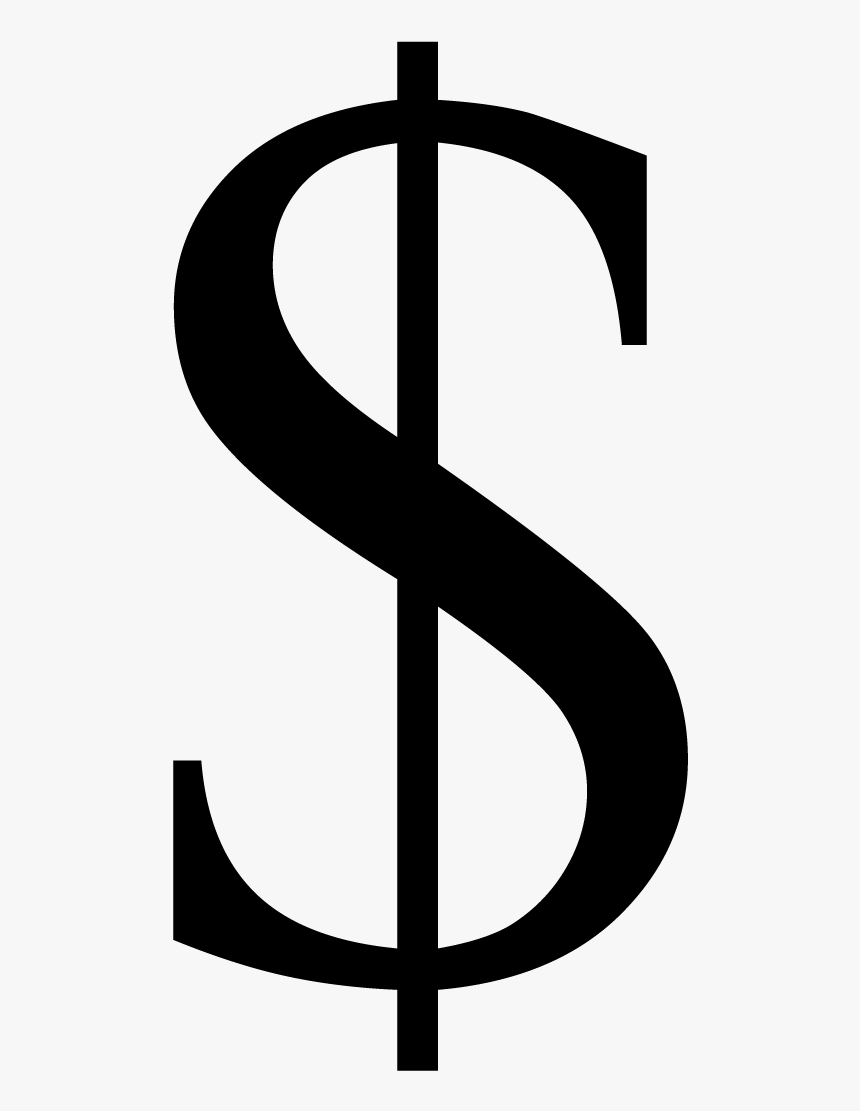 Dollar Sign Png - Times New Roman Font Numbers