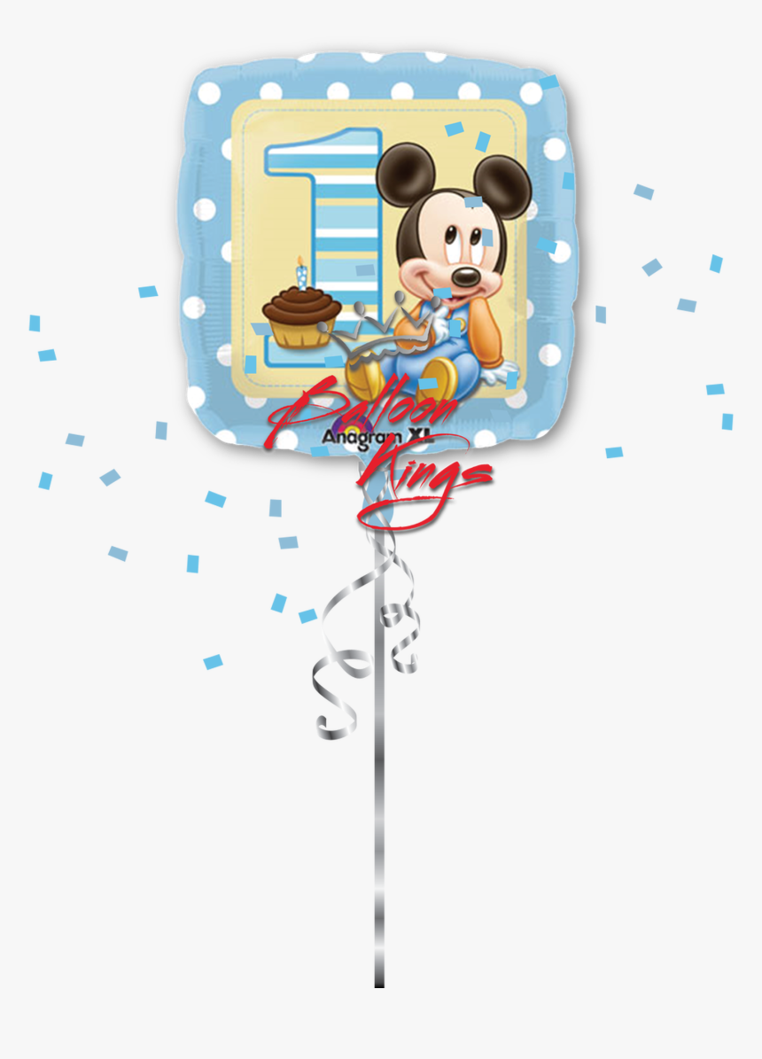 Transparent Mickey Balloons Clipart - Baby Blue Mickey Mouse