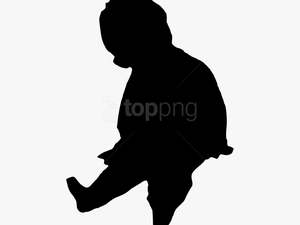 Baby Silhouette Png - Sitting Human Silhouette Png