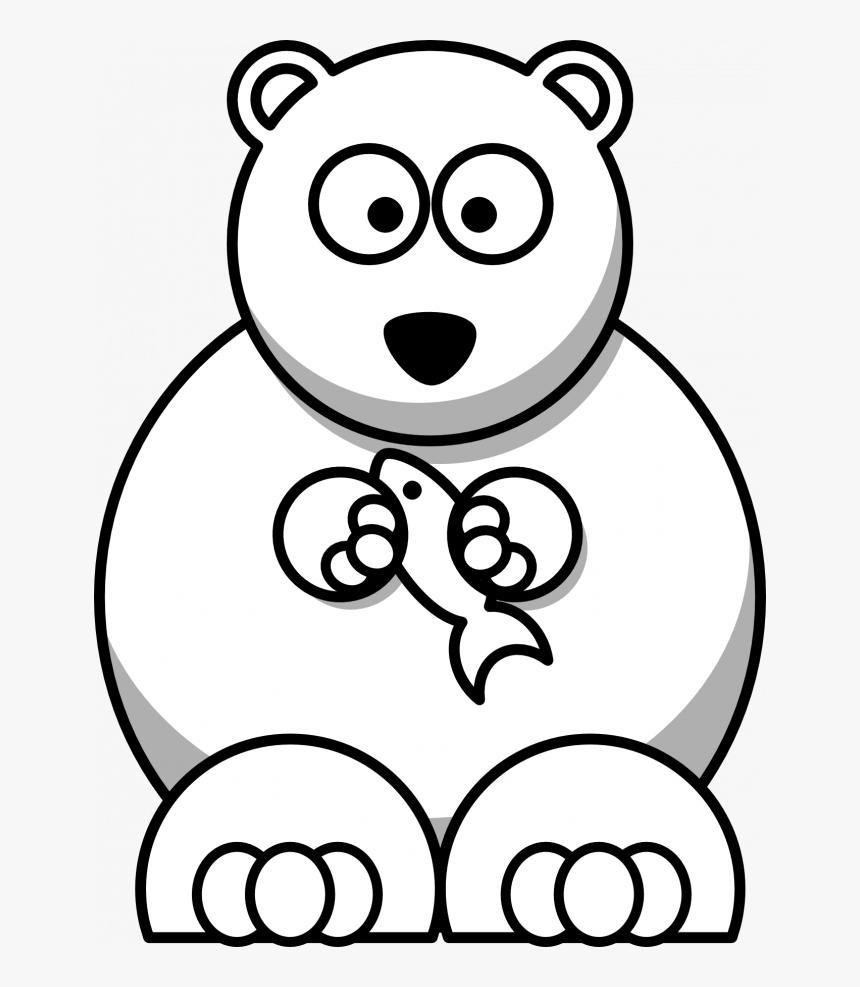 Clip Art Cartoon Polar Bear