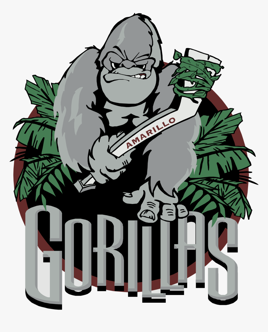 Amarillo Gorillas Logo Png Trans