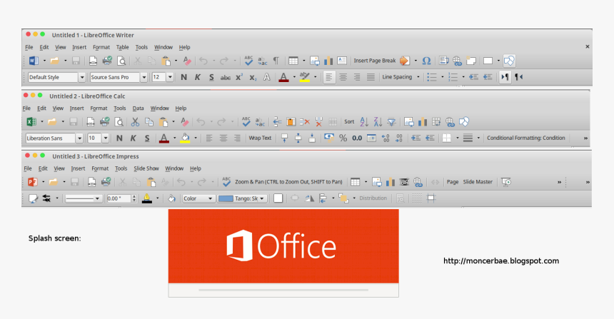 Download Microsoft Office 2013 Theme For Libreoffice - Libreoffice Microsoft Theme