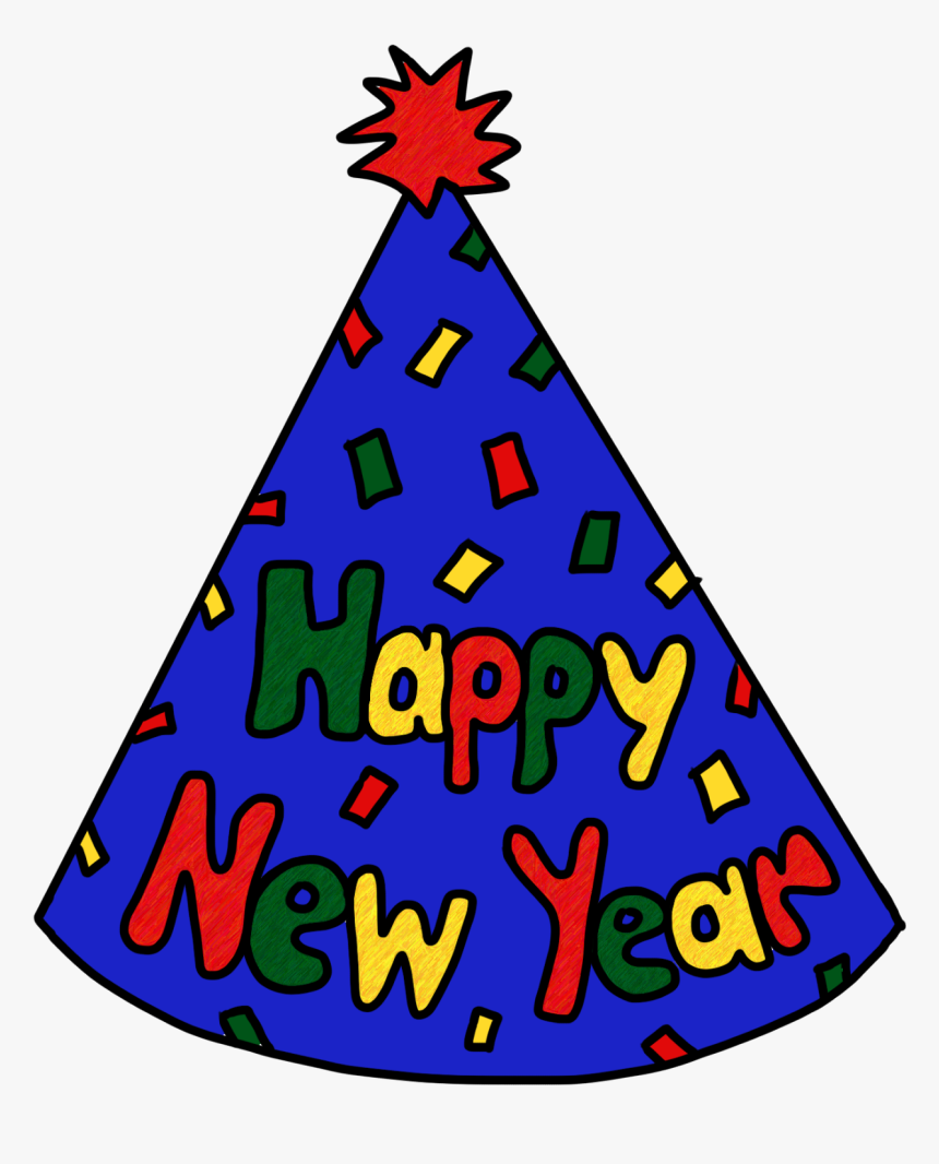 New Years Eve Animated Happy New Year Clipart - New Years Party Hat Clipart